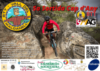 El Club ciclista BTT Tàrrega organitza la 5ª Sortida de Cap d’Any 2021