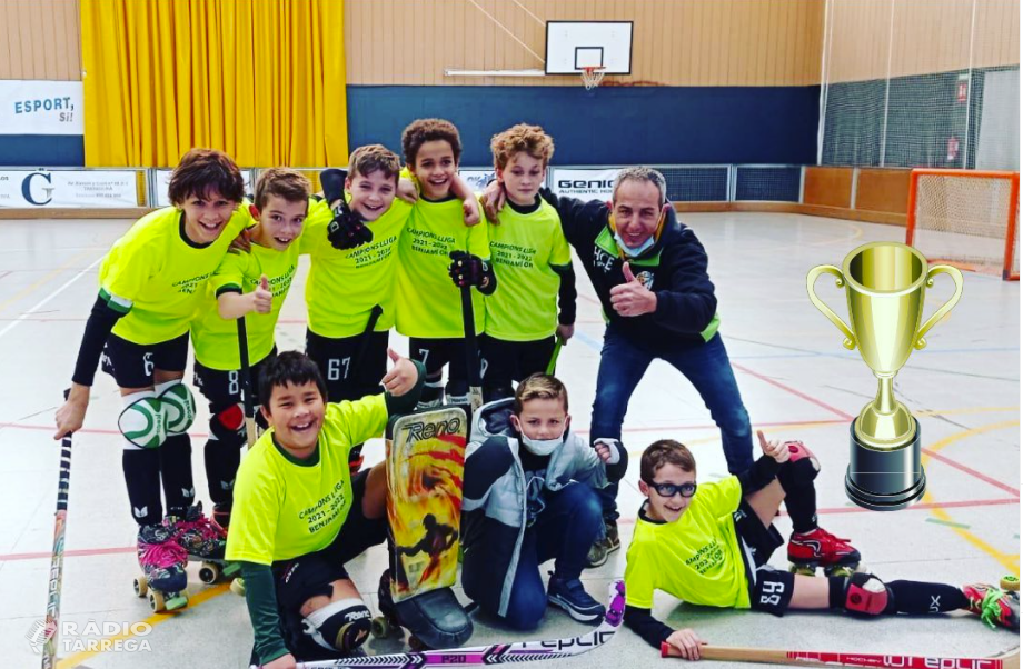 L'equip benjamí de l'Hoquei Patins Tàrrega - Espluga es proclama Campió de la lliga or