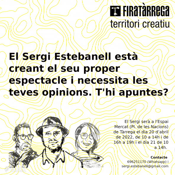 Col·laboració en l'espectacle de Sergi Estebanell