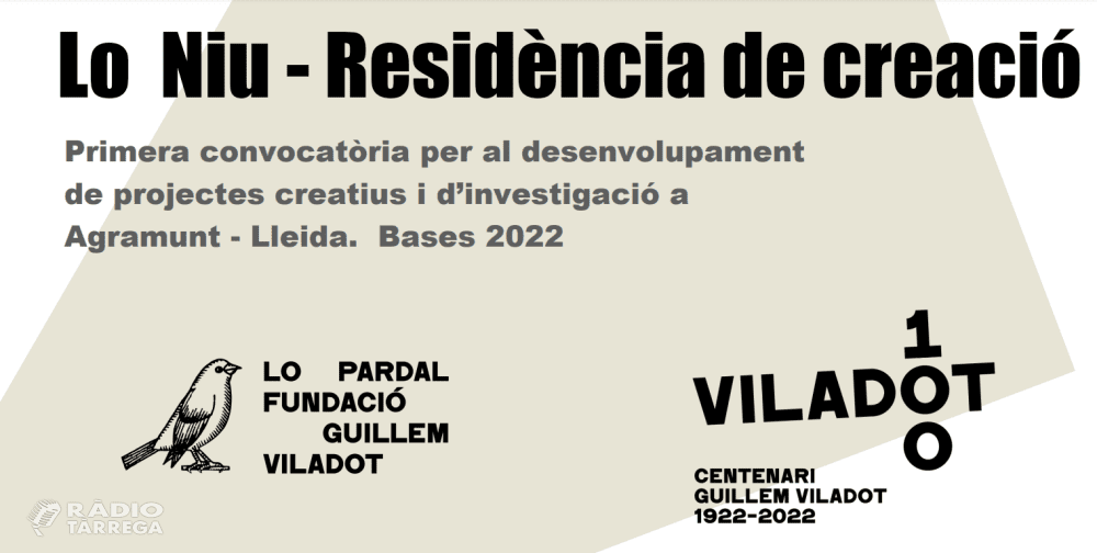 La Fundació Guillem Viladot - Lo Pardal d'Agramunt convoquen la primera residència de creació artística l'any del centenari del naixement de l'artista