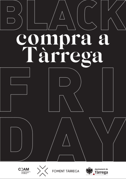 Tot a punt a Tàrrega pel Black Friday!