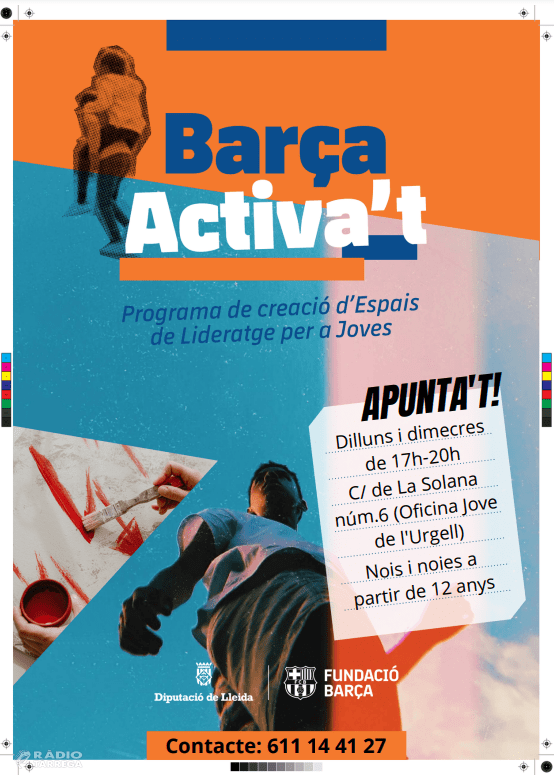 Tàrrega acull per primer cop el ‘Barça Activa’t’, un programa socioesportiu dirigit a nois i noies a partir dels 12 anys