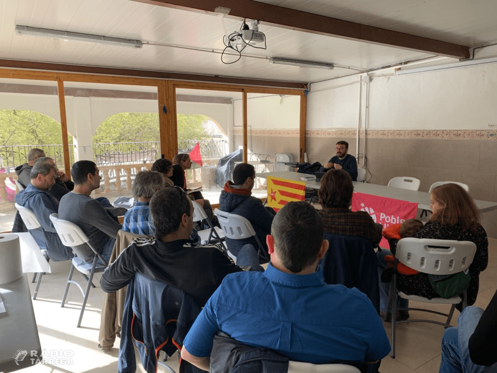 Poble Lliure debat a Tàrrega sobre la independència
