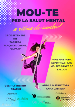 El Grup d’Activistes per la Salut Mental de Tàrrega presenta: Mou-te per la salut mental!