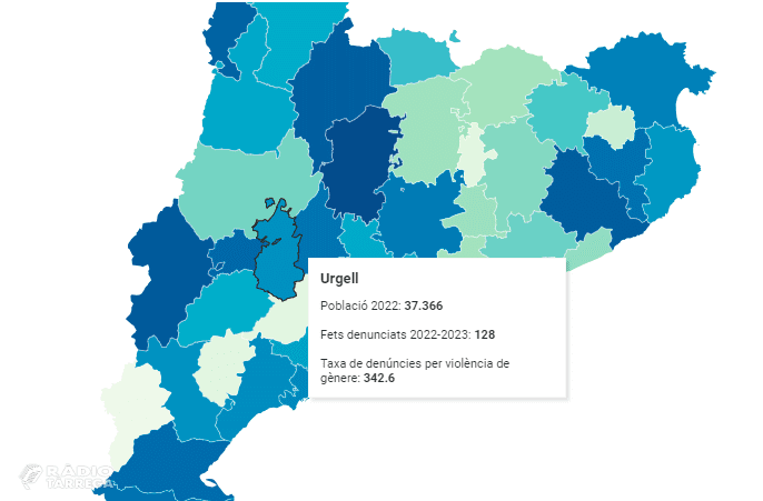 Els municipis amb menys renda tenen taxes de denúncies per violència de gènere gairebé el doble d'altes que els més rics