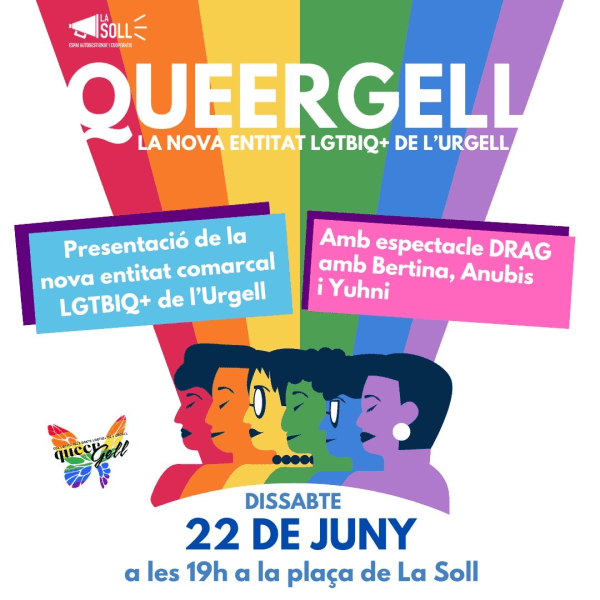 L'entitat LGTBIQ+ Queergell organitza un 'tardeig drag' per donar-se a conèixer a Tàrrega