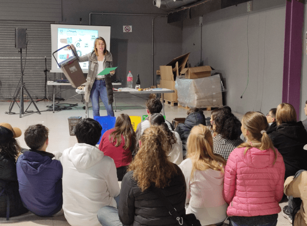 Simulació d’un ple comarcal amb alumnes d'intercanvi de Tàrrega i Suècia