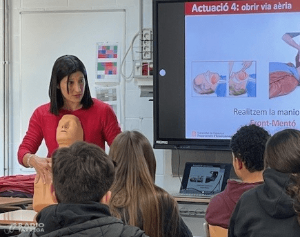 24 tallers de primers auxilis i suport vital bàsic, dins el Programa Comarcal de Suport a l'Educació de l'Urgell