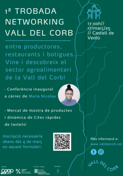 Primera trobada/networking entre productores, restaurants i botigues de la Vall del Corb