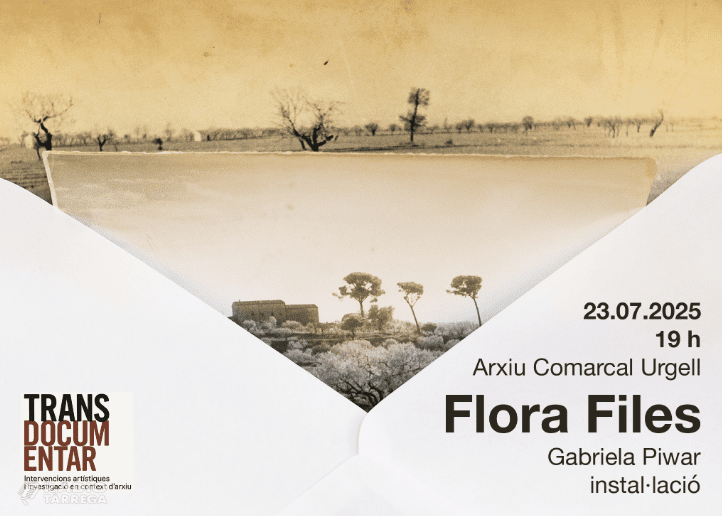 L'Arxiu Comarcal de l'Urgell obre portes a la primera sessió Transdocumentar 2025, amb l'acte de l'artista Gabriela Piwar