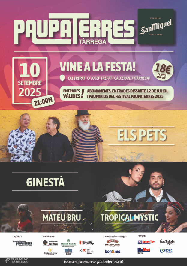 Paupaterres organitza un concert per sufragar les pèrdues de la Dana