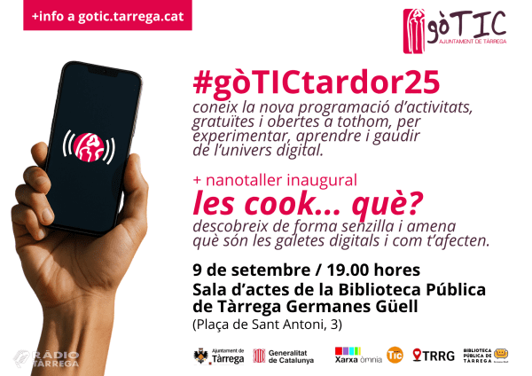 El gòTIC inaugura el curs 2025-2026 a la sala d’actes de la Biblioteca Pública Germanes Güell de Tàrrega