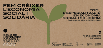 Ponent Coopera i la Universitat de Lleida obren les inscripcions de la 8a edició del Títol d’especialització en Economia Social i Solidària