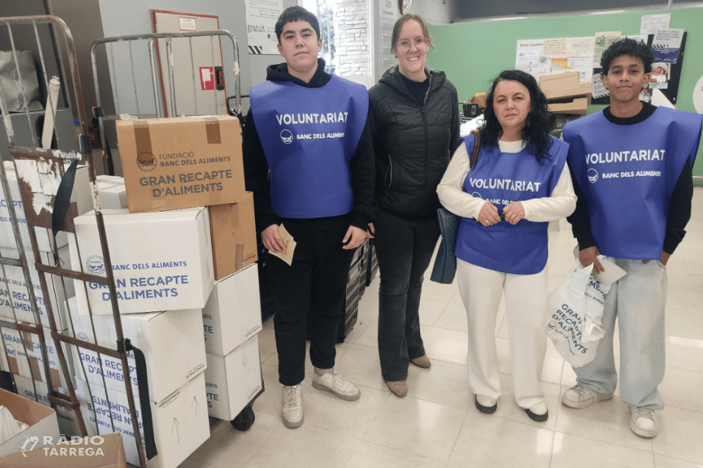 Tàrrega recull 6.868 quilos de productes al Gran Recapte 2025