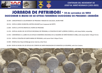 Preixana i Sanaüja celebren el centenari del naixement de Josep M. Miró Rosinach amb una jornada de patrimoni