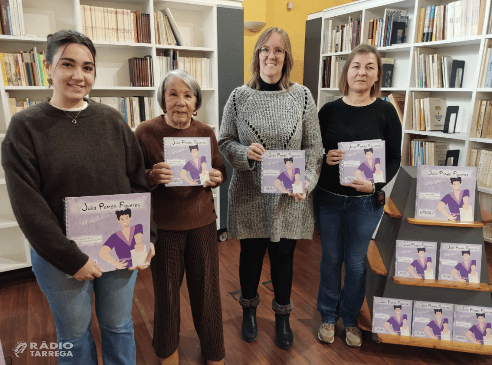 Tàrrega publica una biografia de la sufragista Júlia Pomés Figueres en forma de conte infantil