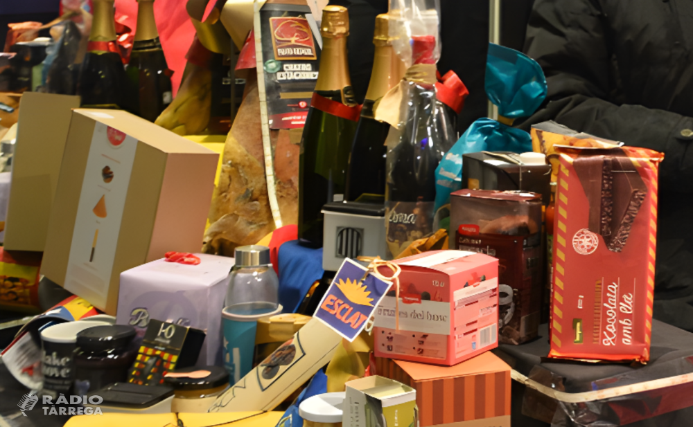 L’ANC de Tàrrega recapta 780 euros per a la Marató de 3Cat amb el sorteig d’una panera solidària