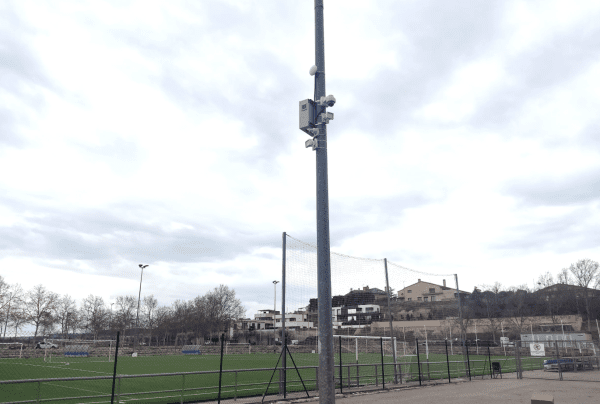 L’Ajuntament de Tàrrega culmina el desplegament de càmeres de videovigilància amb dos nous dispositius al Parc Esportiu