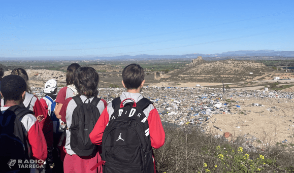 Els alumnes de la comarca de l'Urgell visiten el dipòsit controlat de residus i la planta de compostatge