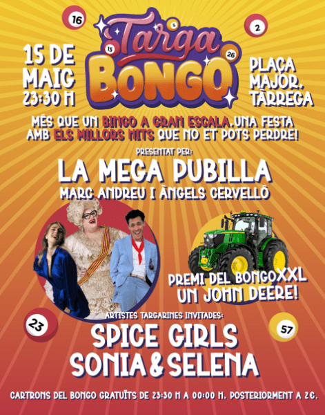 Neix el Targa Bongo, una nova proposta festiva i participativa per la Festa Major de Tàrrega