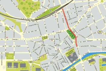 Obres d'asfaltatge a la travessia urbana de la C-14 al seu pas per Tàrrega el dimecres 6 i el dijous 7 de maig