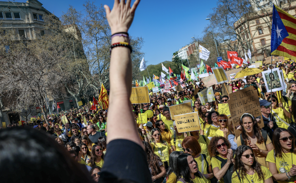 Els docents tornen a la vaga a tot Catalunya aquest dimarts en un clima molt tens amb el Govern