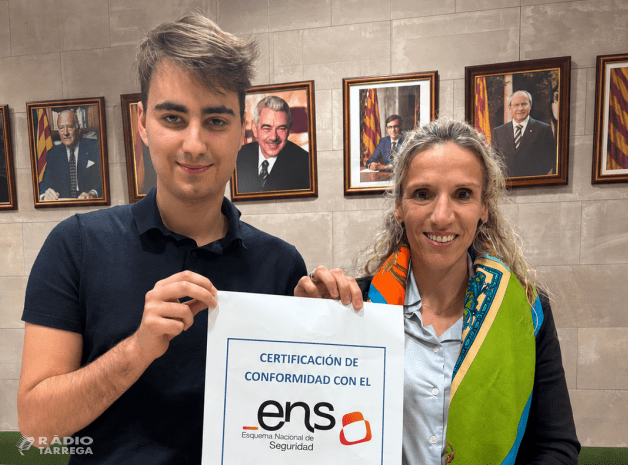 L'Ajuntament d’Agramunt obté un nivell superior de certificació de l'Esquema Nacional de Seguretat