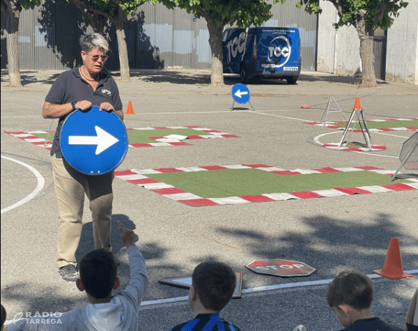 Prop de 500 alumnes participen als parcs de trànsit amb bicicleta situats a Tàrrega, Agramunt i Bellpuig