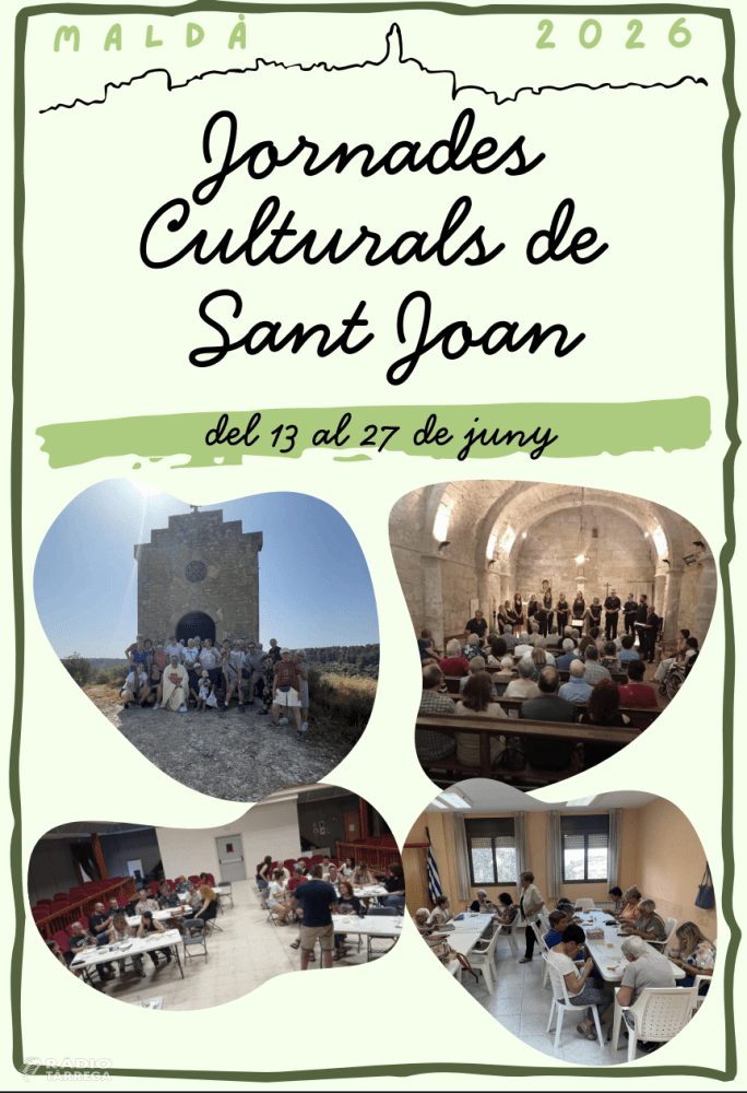 Maldà celebra les Jornades Culturals de Sant Joan 2026 amb més de dues setmanes d’activitats