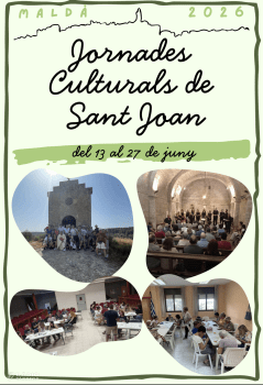 Maldà celebra les Jornades Culturals de Sant Joan 2026 amb més de dues setmanes d’activitats