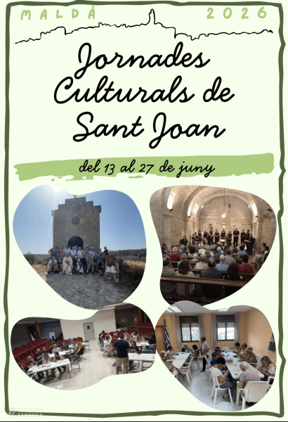 Maldà celebra les Jornades Culturals de Sant Joan 2026 amb més de dues setmanes d’activitats