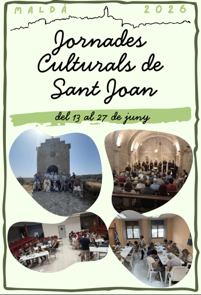 Maldà celebra les Jornades Culturals de Sant Joan 2026 amb més de dues setmanes d’activitats