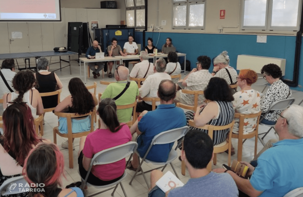 Trobada participativa a Tàrrega per recollir propostes de la ciutadania destinades al projecte del Pla de Barris, que incidirà a la zona del castell i el nucli històric