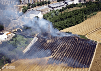 Diumenge amb perill molt alt d'incendi forestal a 161 municipis de Ponent, Catalunya Central i Terres de l'Ebre
