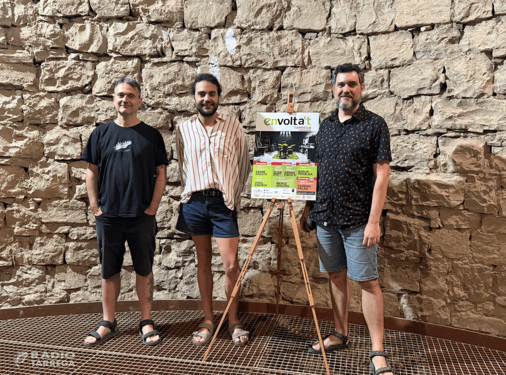 Tàrrega estrena el festival de petit format ‘Envolta't’, amb 7 concerts en 7 espais singulars i gastronomia de proximitat, del 25 de setembre al 4 d’octubre