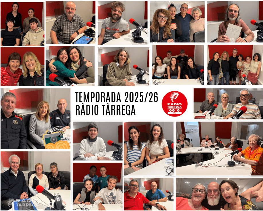 Ràdio Tàrrega tanca la temporada 2025/26 del magazín 'De Boca en Boca' apostant per l'actualitat i la proximitat del territori