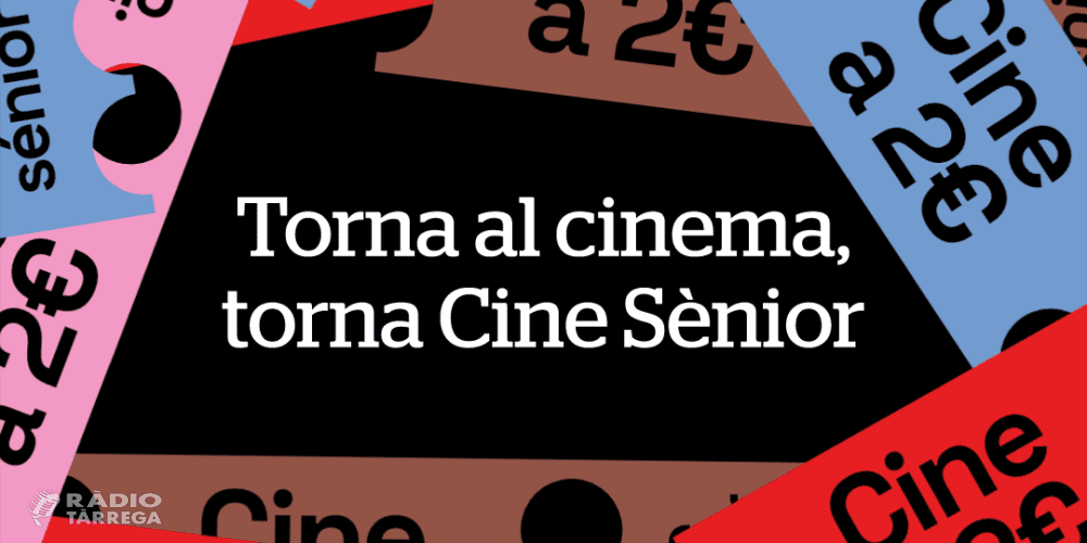 El programa Cine Sènior torna a les sales de cinema de Tàrrega i Bellpuig els dilluns