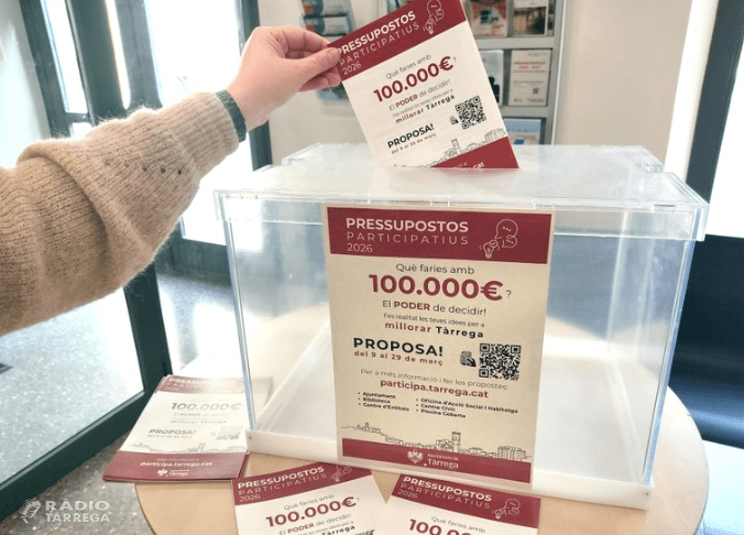 Escollits els projectes dels Pressupostos Participatius 2026 de Tàrrega que arribaran a la votació final de la tardor
