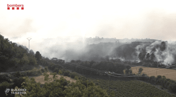 Estabilitzat novament l'incendi de Guimerà després de la represa que ha obligat a confinar 21.000 persones