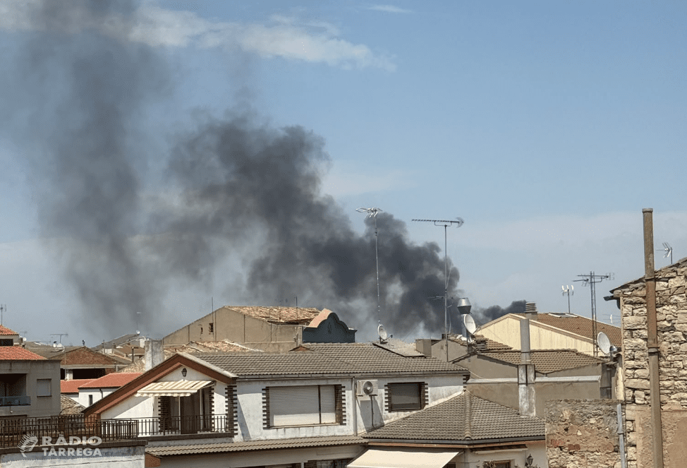 Incendi a l'abocador de Tàrrega