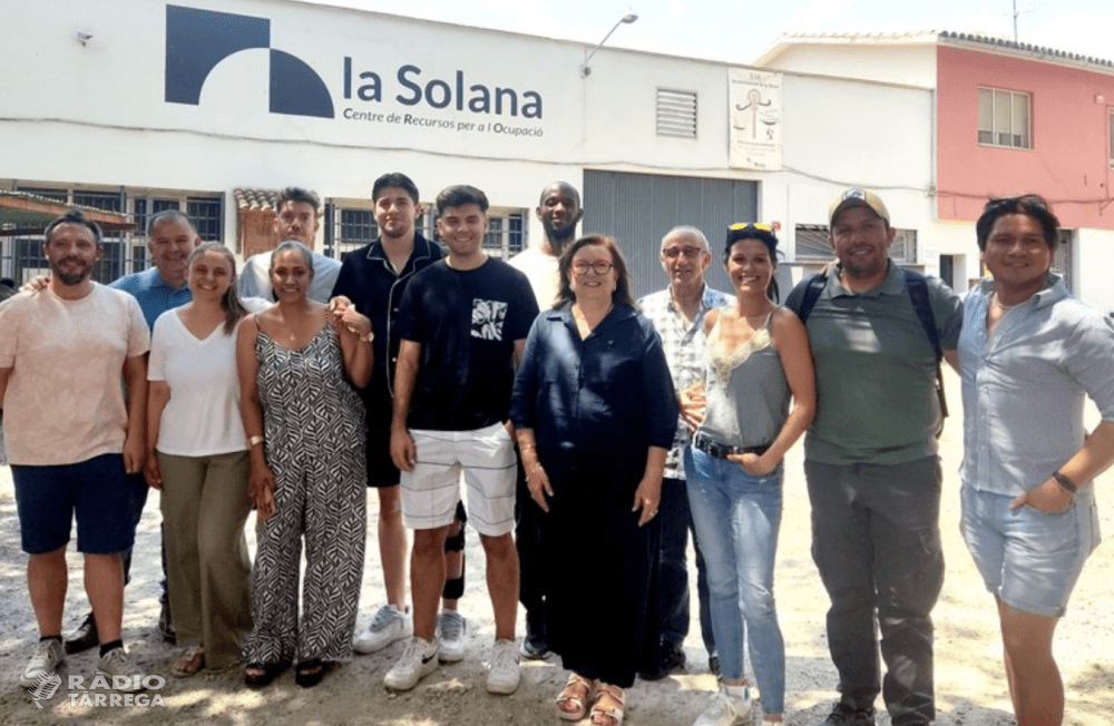 El Centre La Solana de Tàrrega forma la primera promoció de professionals en organització del transport i distribució