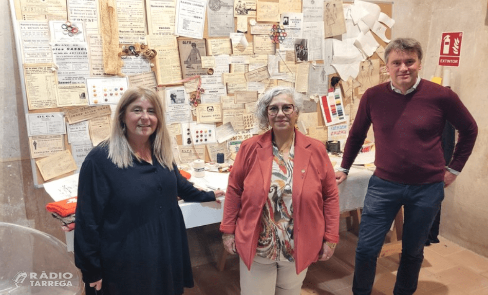 Mas de Colom acull l’exposició ‘Producció íntima’, impulsada per la Regidoria de Feminismes de Tàrrega en reconeixement a les dones treballadores en oficis tèxtils