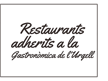 Restaurants adherits a la Ruta Gastronòmica de l'Urgell