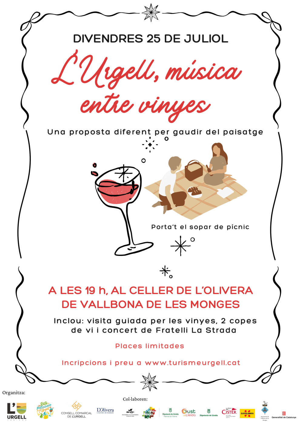 L'Urgell, música entre vinyes, al celler l'Olivera de Vallbona de les Monges