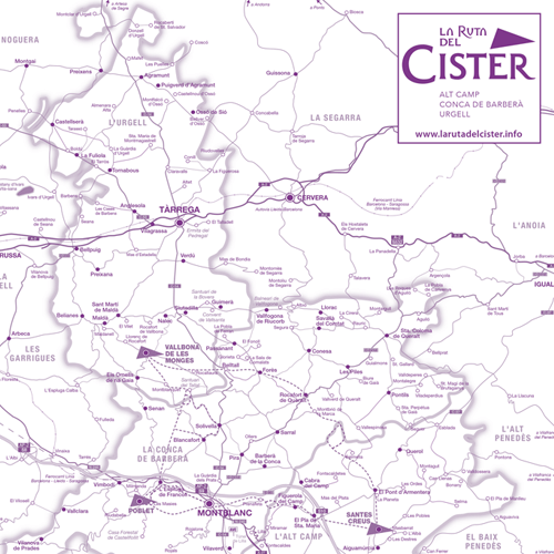 Mapa Ruta del Cister