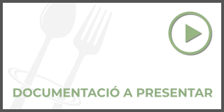 DOCUMENTACIÓ A PRESENTAR