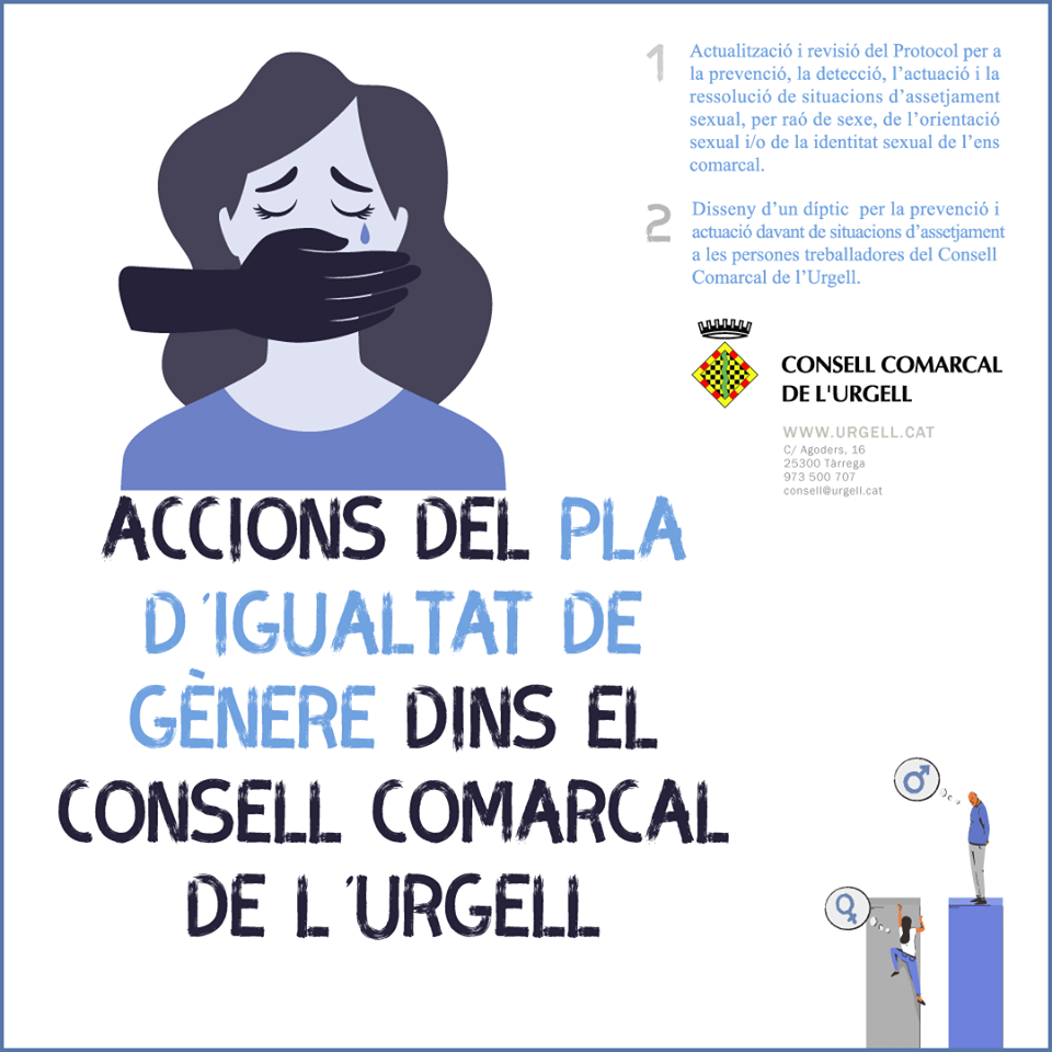 El Consell Comarcal de l’Urgell implementa accions del seu Pla d’Igualtat d’Oportunitats