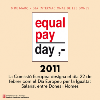 Dia Europeu per la Igualtat Salarial entre Dones i Homes