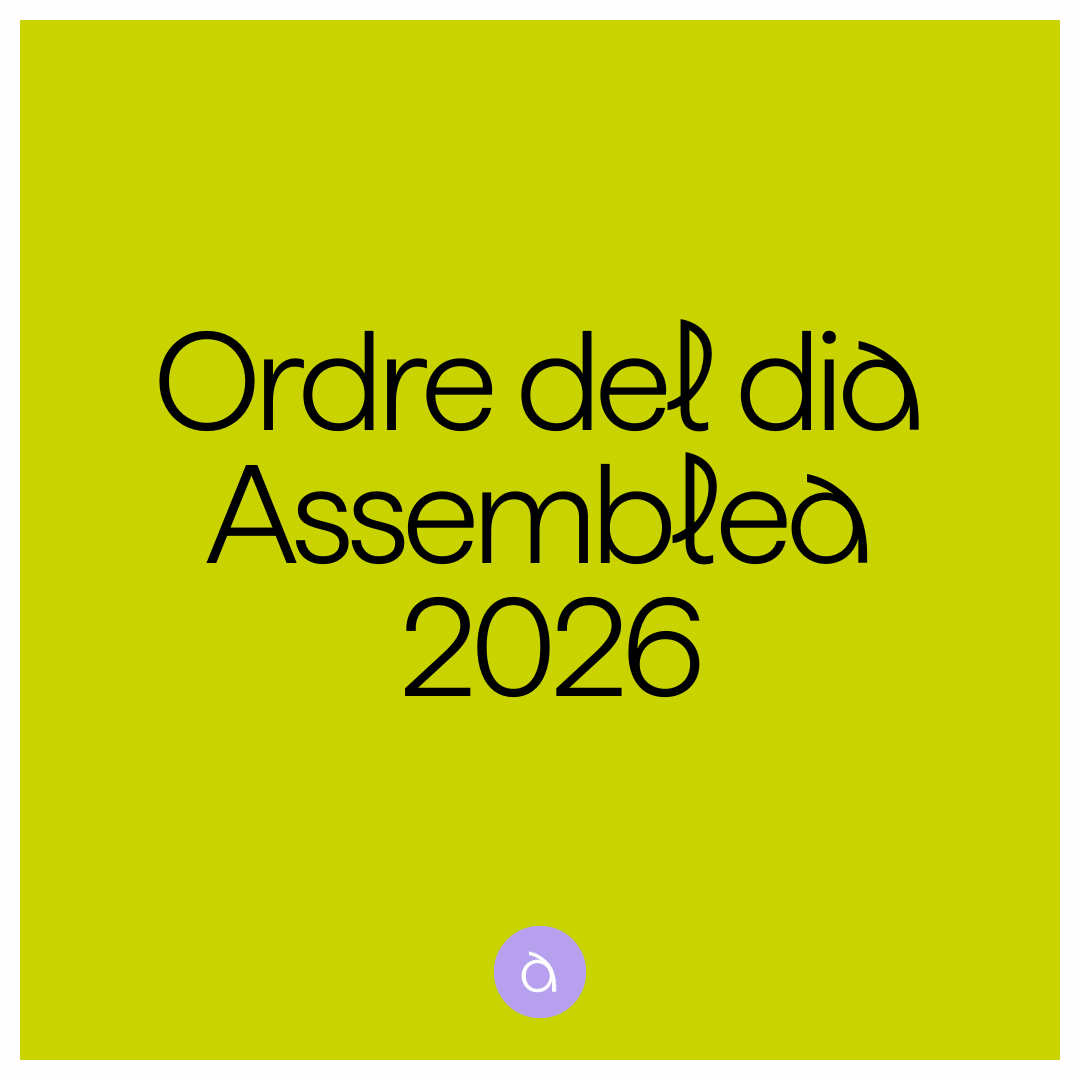 Ordre del dia assemblea 2025