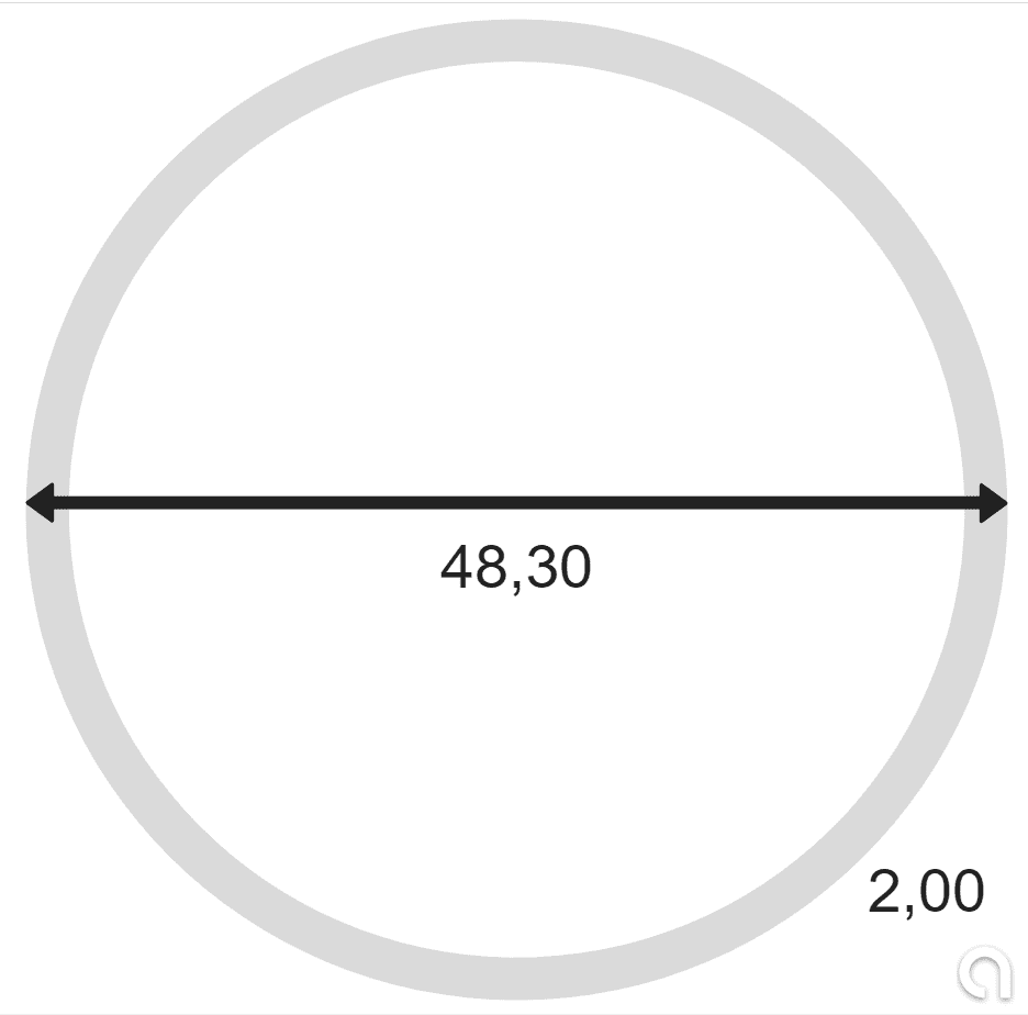 Tubo Redondo con Soldadura - 